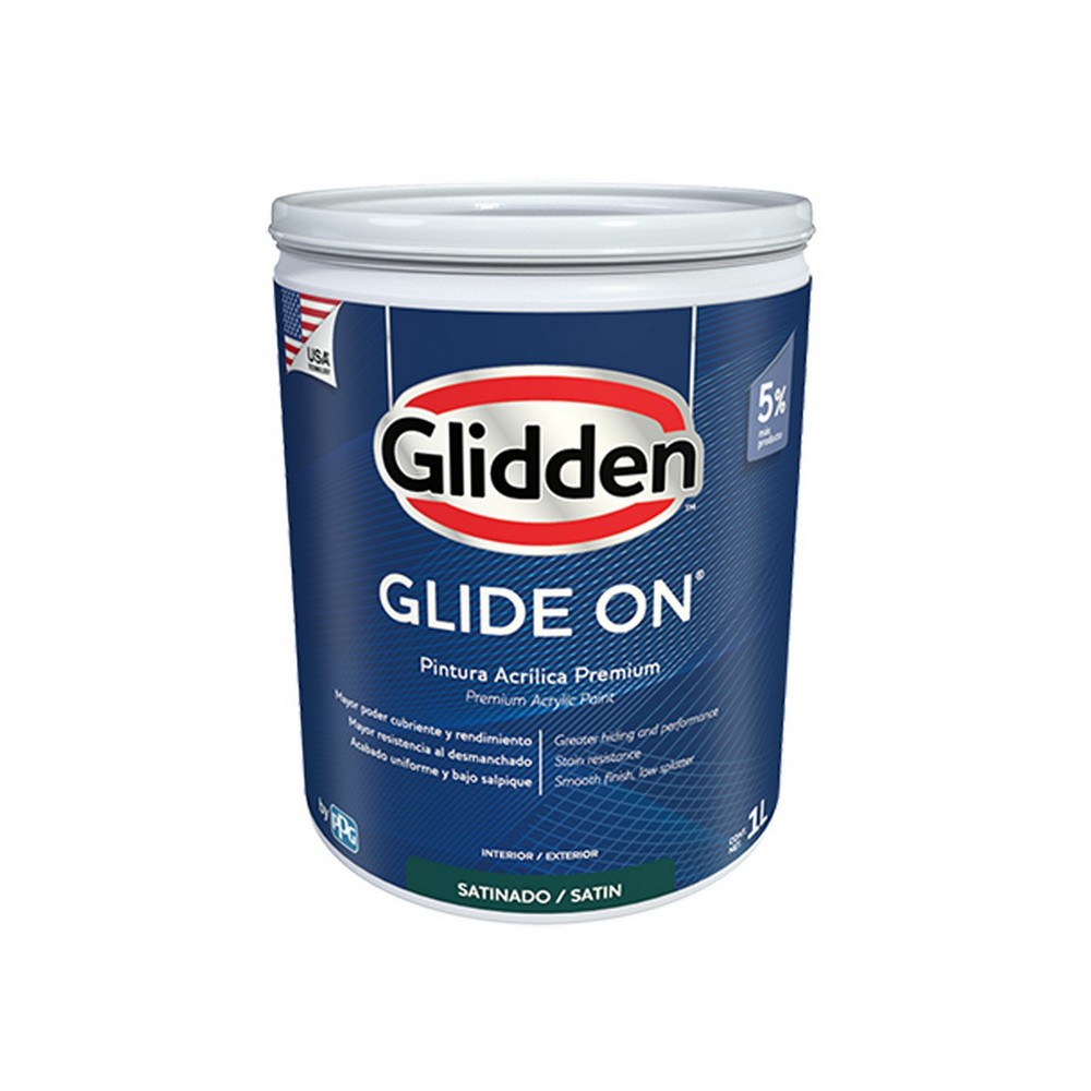 Base glide-on latex satin 4ltrs