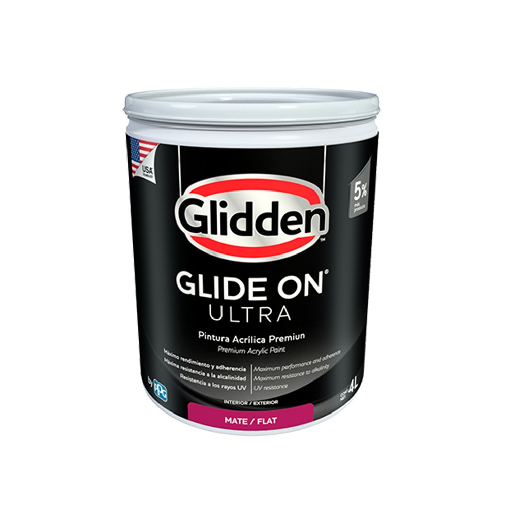 Base glide-on ultra latex mate 4ltrs