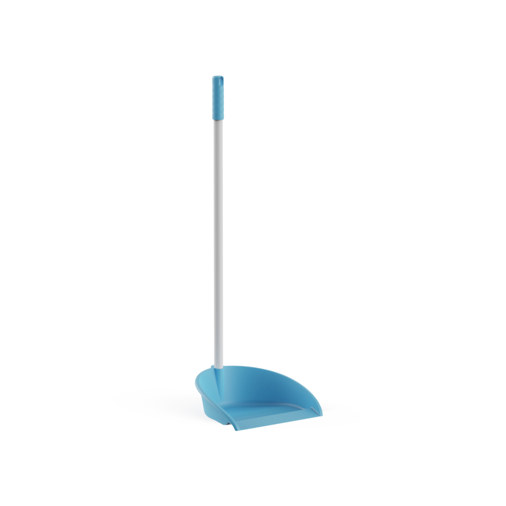 Recogedor de basura azul fuerte