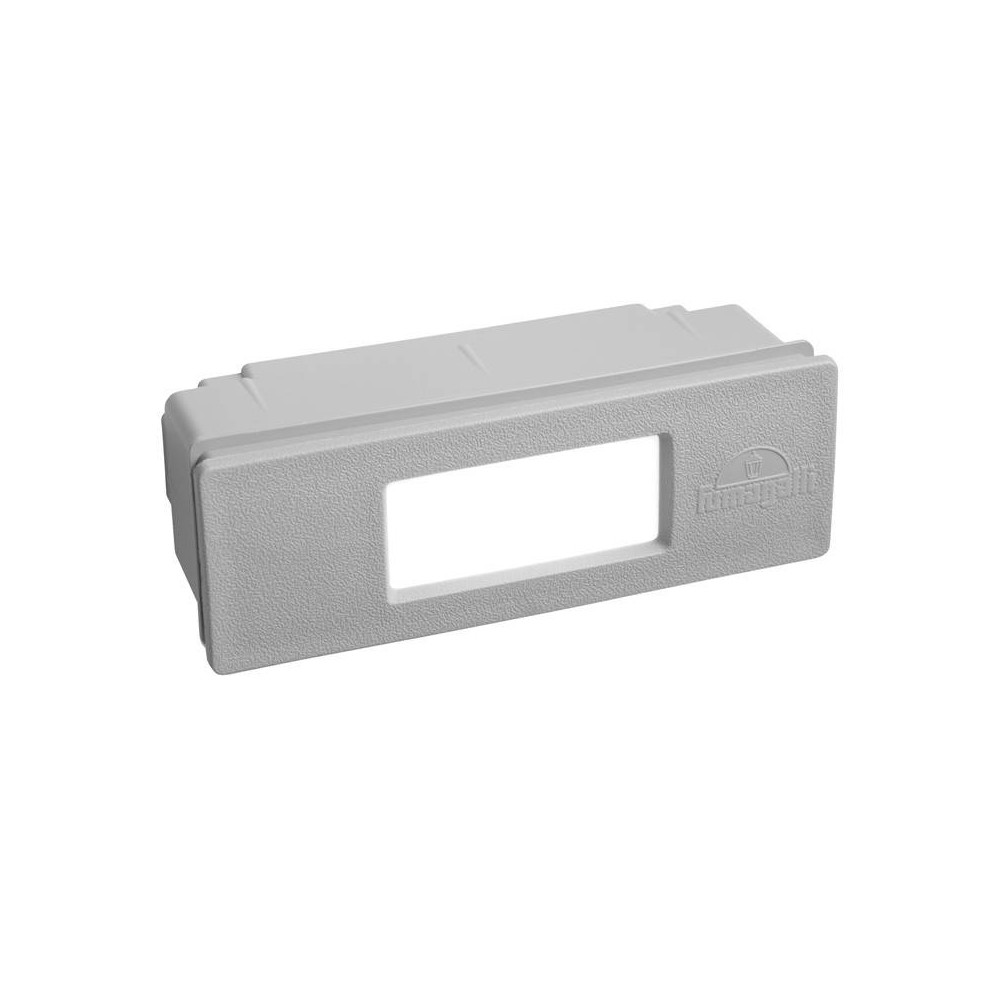 Luminaria led de empotrar r7s 7.5 watts gris