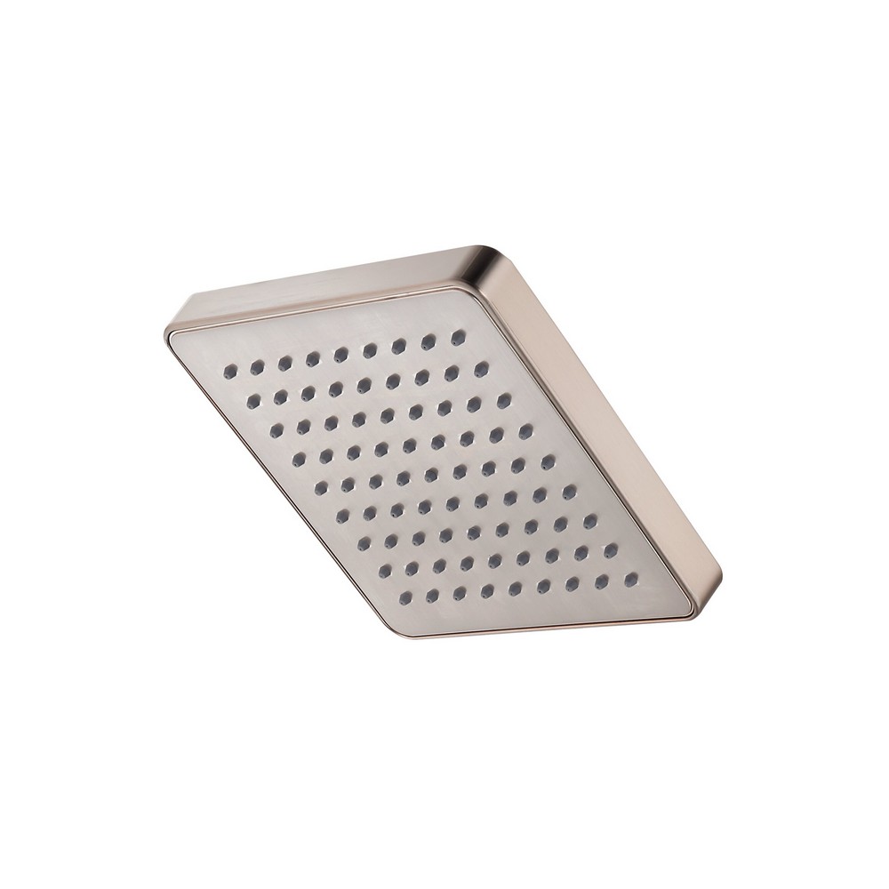 Ducha cuadrada niquel sin brazo