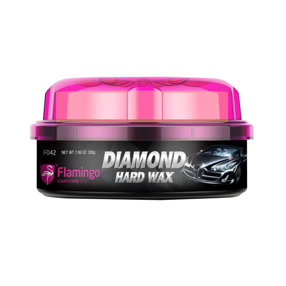 Cera en pasta para carro diamond 200 g flamingo