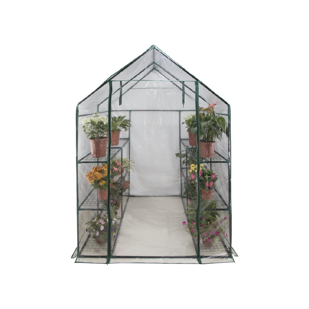 Vivero marco de acero 142.24 x 142.24 x 195.58 centimetros