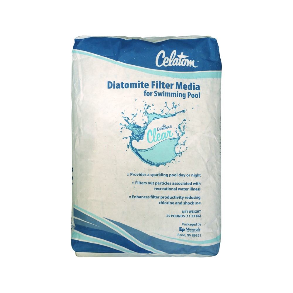 Tierra diatomacea para piscina 25 lb (11.33 kg)