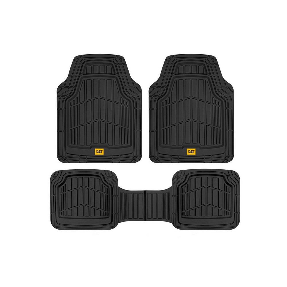 Alfombra para carro color negro - set de 3 unidades