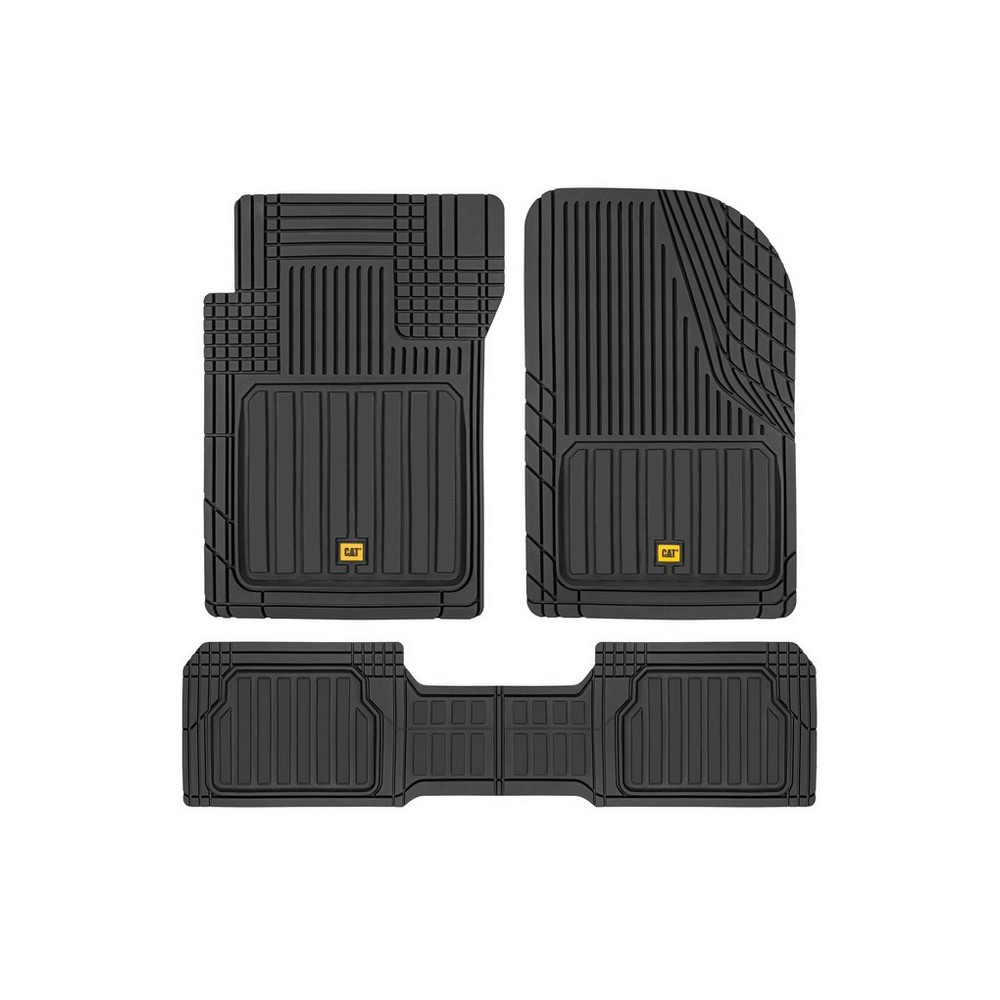 Alfombra para carro color negro - set de 3 unidades