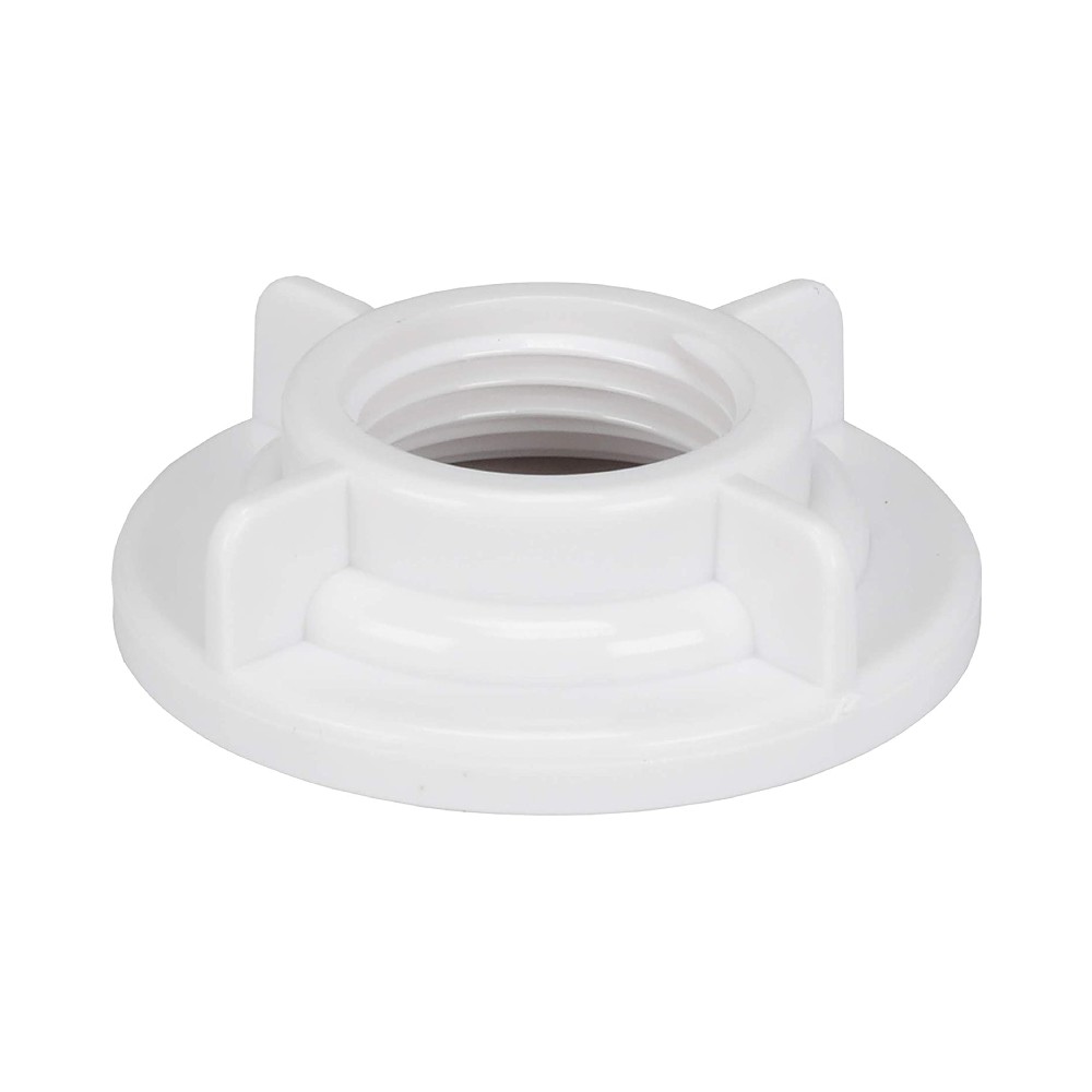 Tuerca para grifo de plastico 1/2 pulgadas blanco