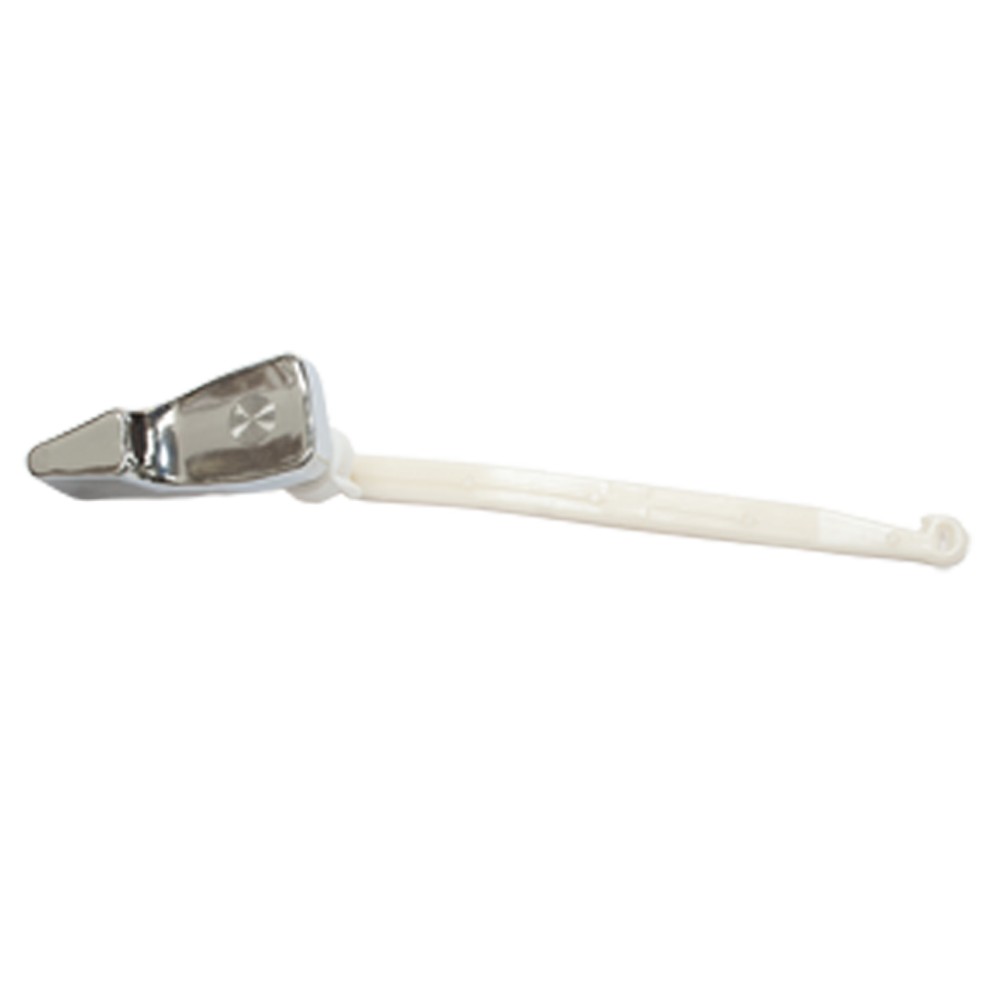 Manecilla para inodoro plastica cromada