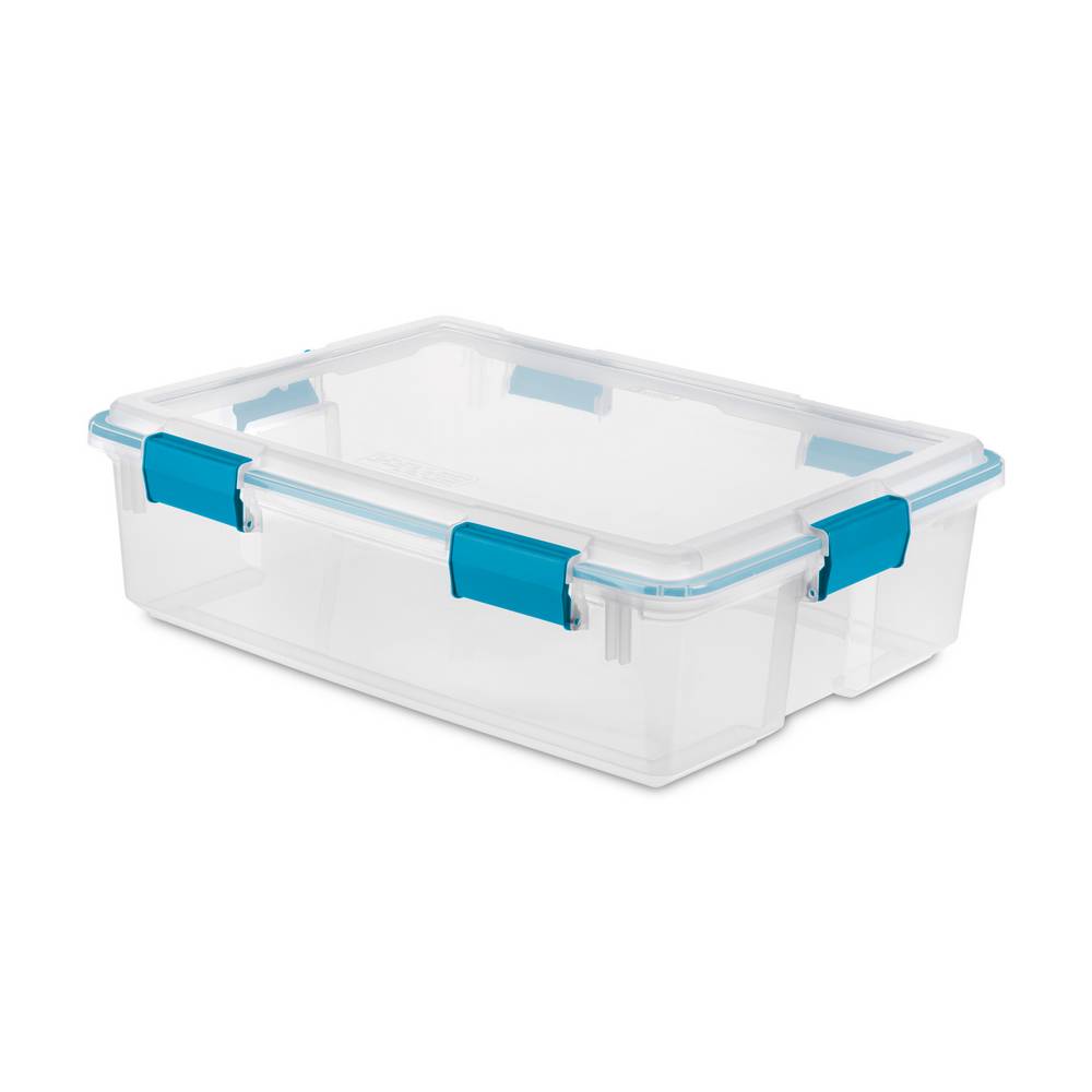 Caja organizadora 35 l empaque azul acuario