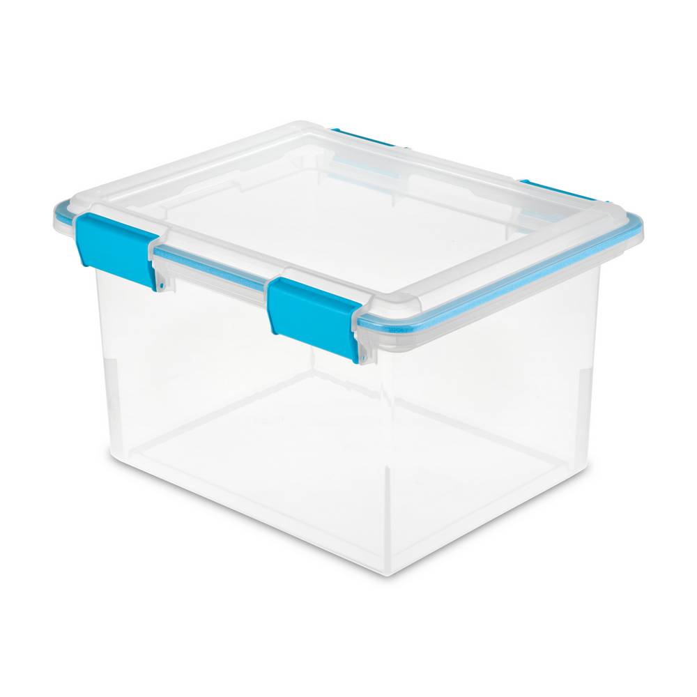 Caja organizadora 30 l empaque azul acuario