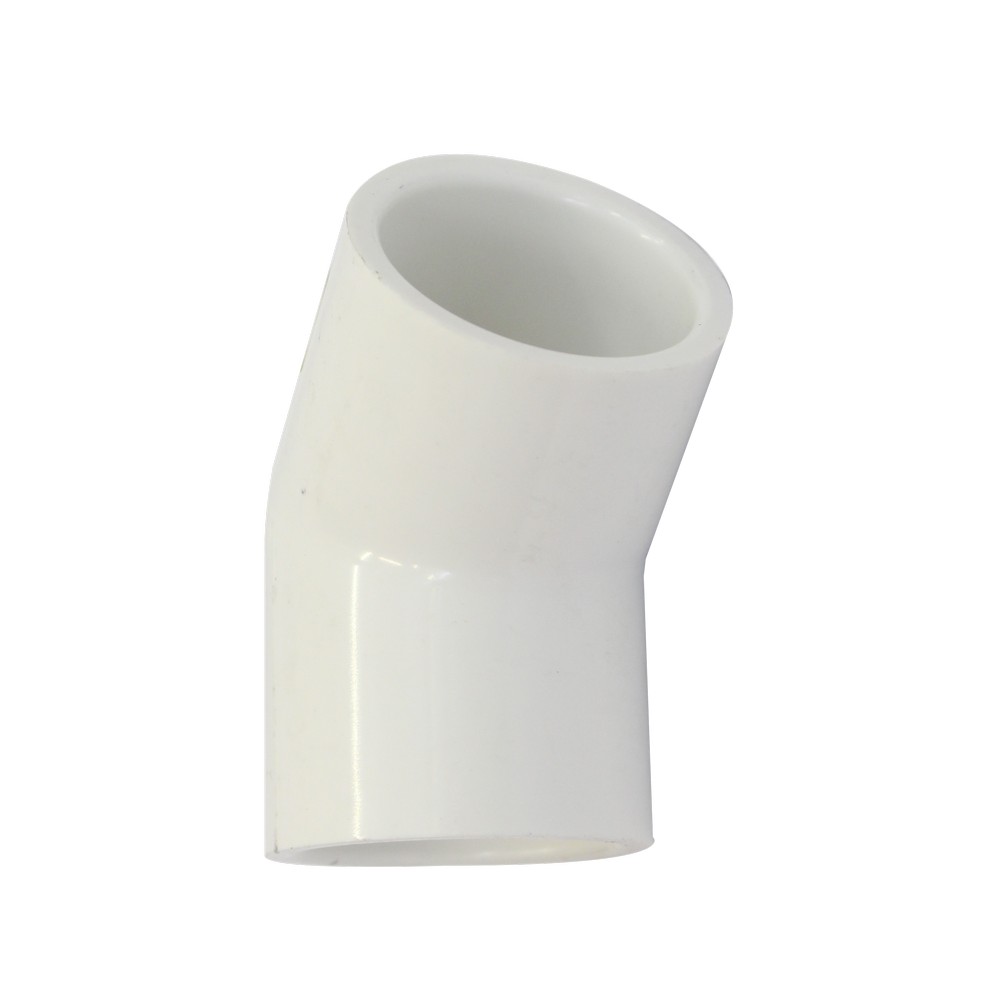 CODO PVC A 45° SIN ROSCA DE 1 PULG (25.40 mm)