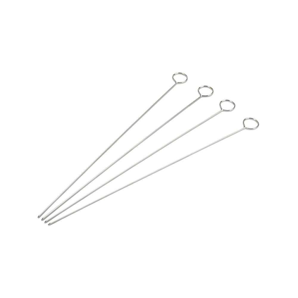 Pinchos para brochetas metalicos 12 pulg 4 piezas