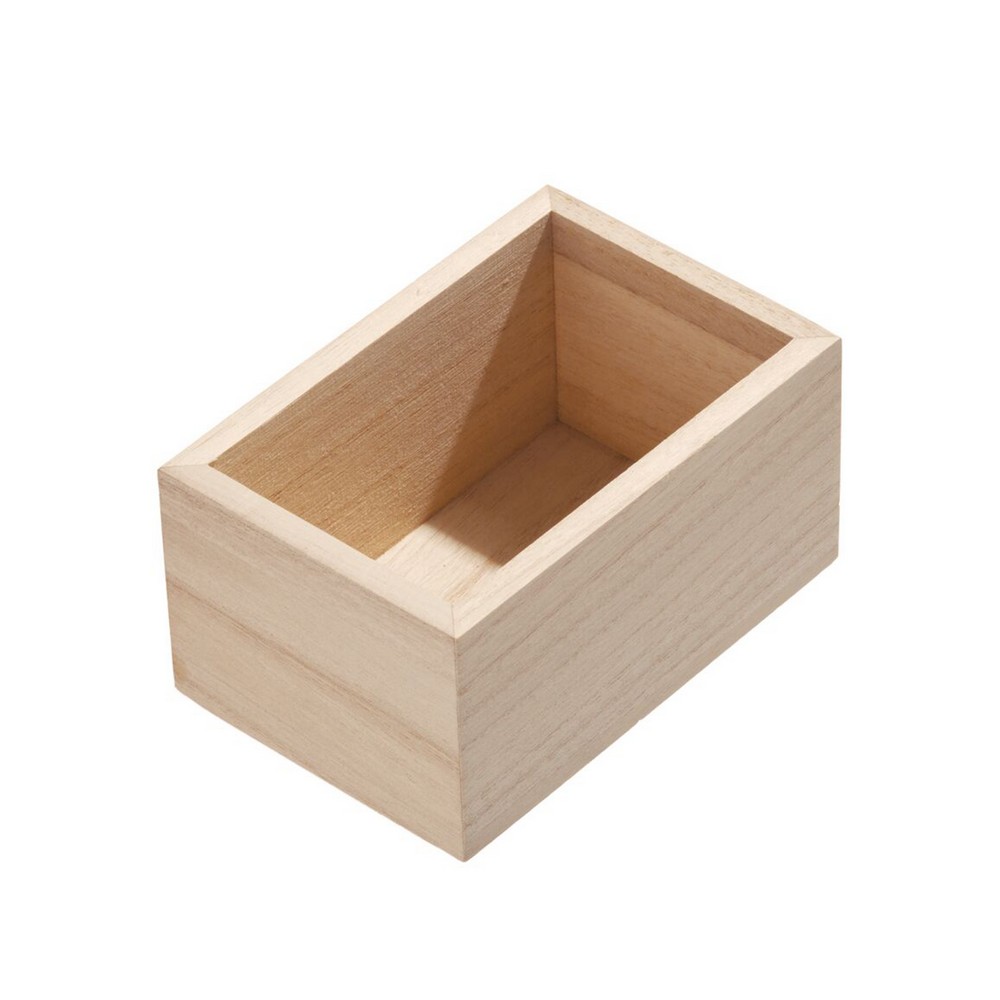 Caja organizadora de madera para gaveta 3.4 x 5 x 2.7 in