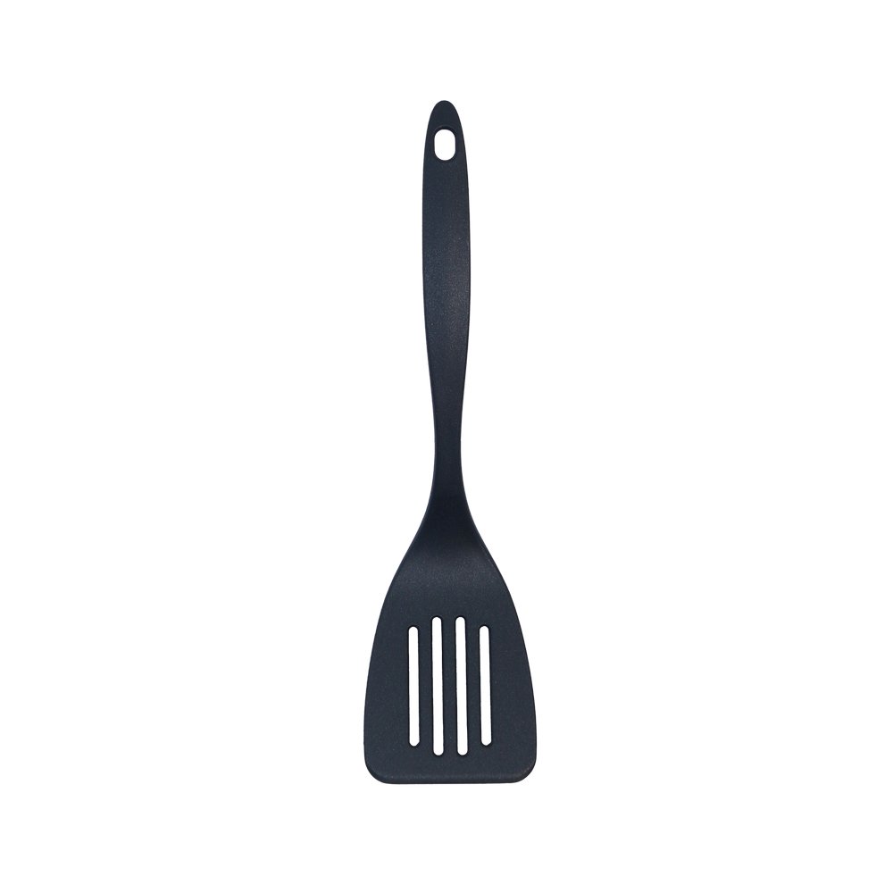 Espatula calada para cocina nylon gris