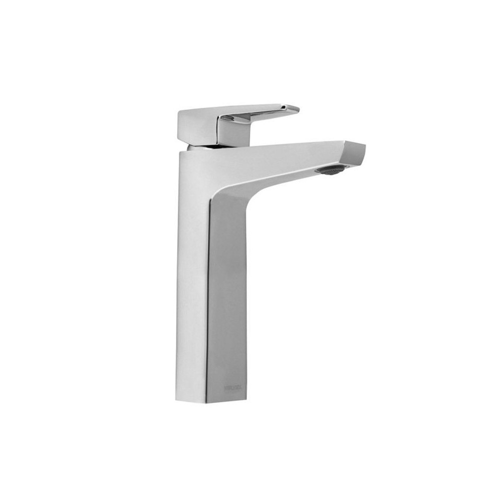 Grifo lavamanos alto cromado monocomando