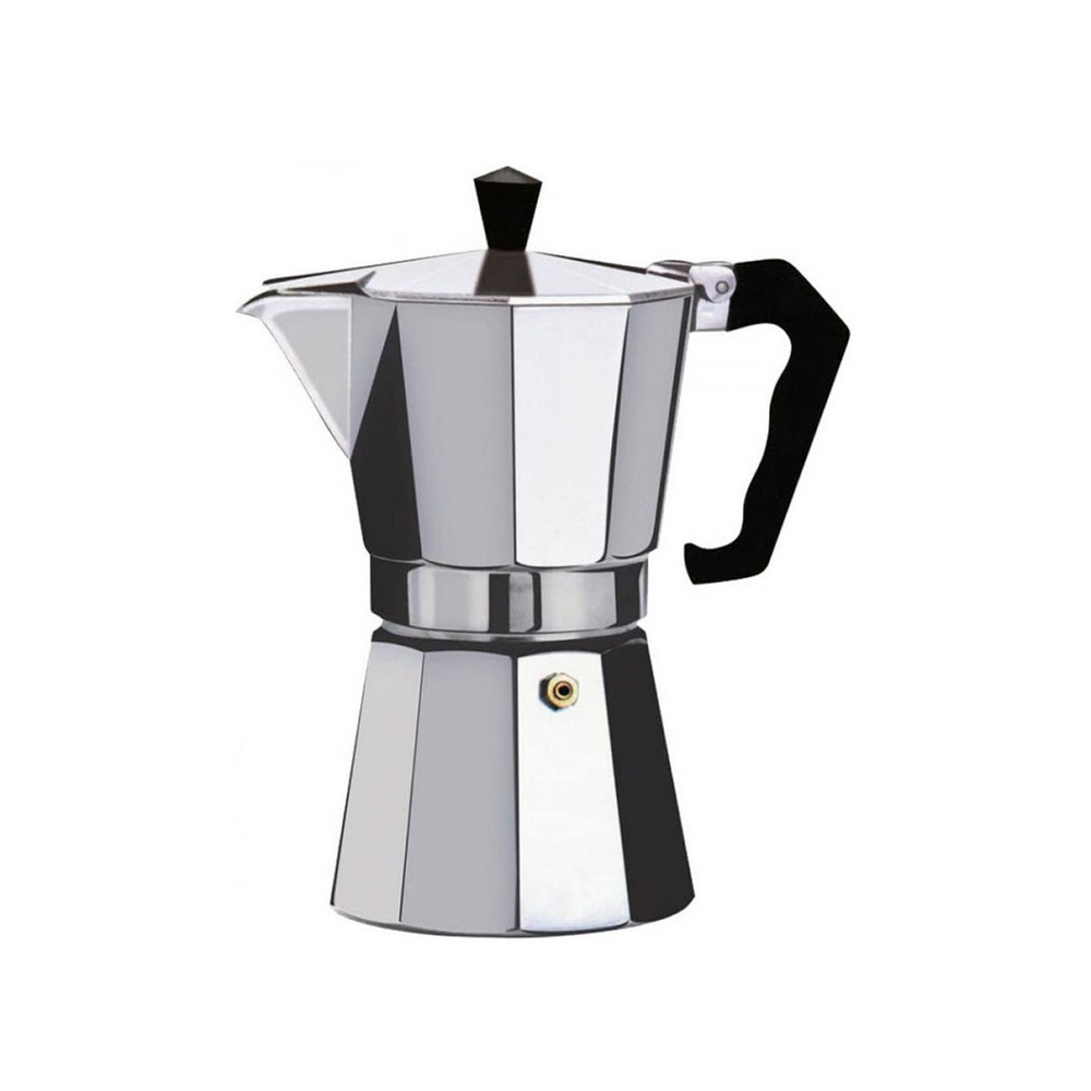 Cafetera Italiana para 12 Tazas Acero Inoxidable Espresso Maker GENERICO