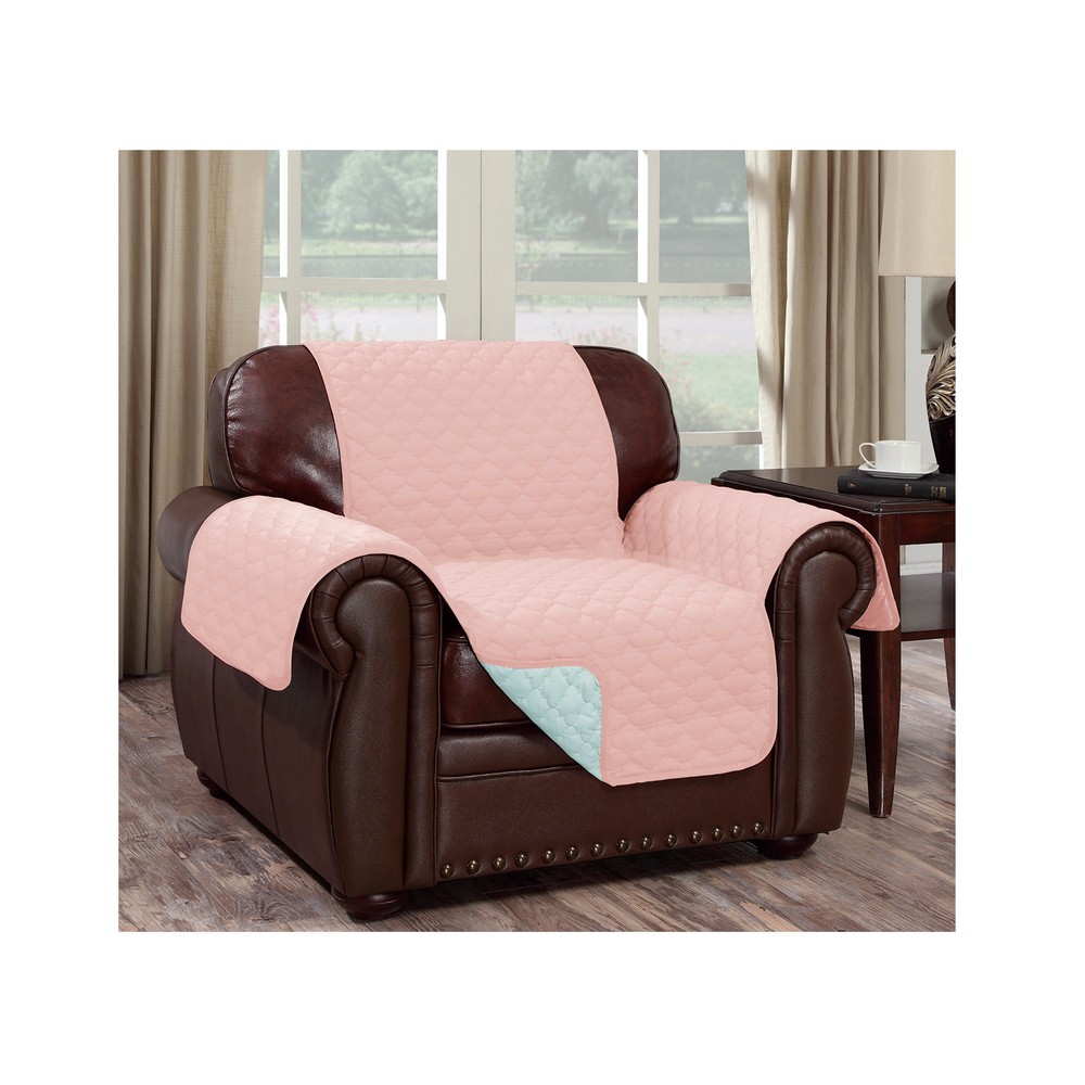 Cobertor reversible para silla rose teal