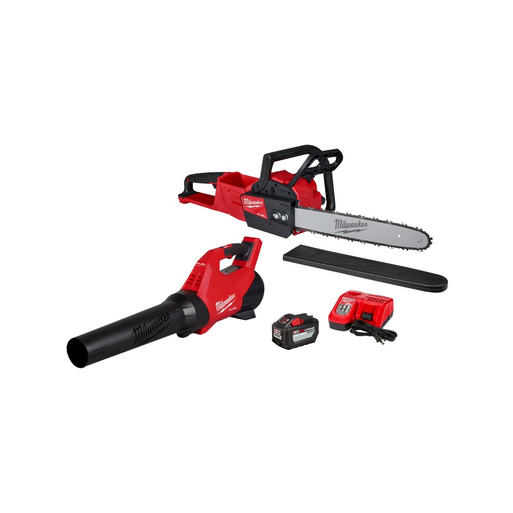 Motosierra inalámbrica 40.6 cm (16 pulgadas) + sopladora 100 cfm - m18
