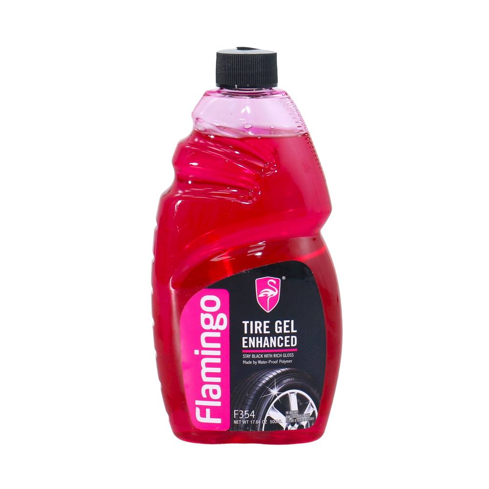 Gel abrillantador para llantas 500 ml flamingo