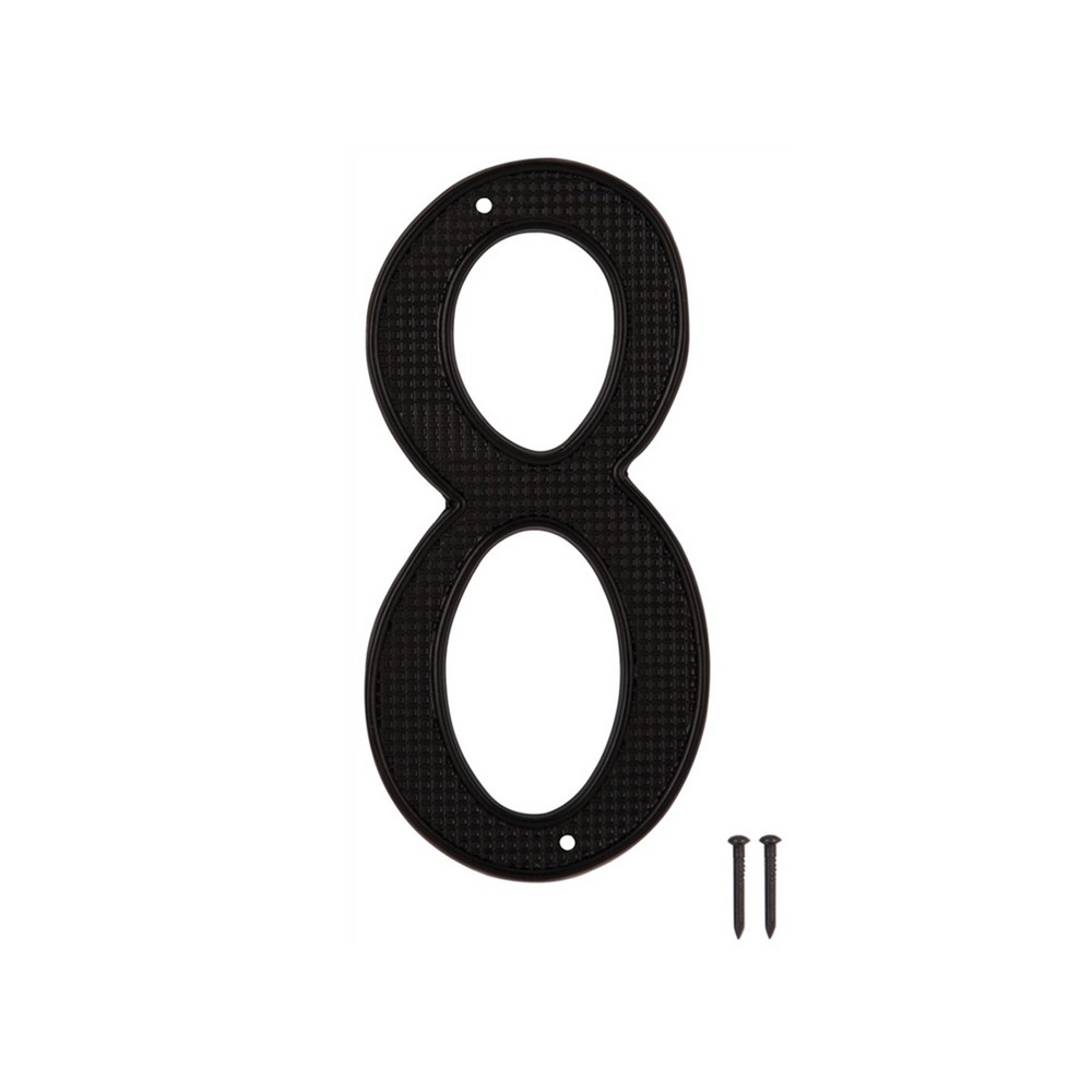 Número 8 negro 4 pulg