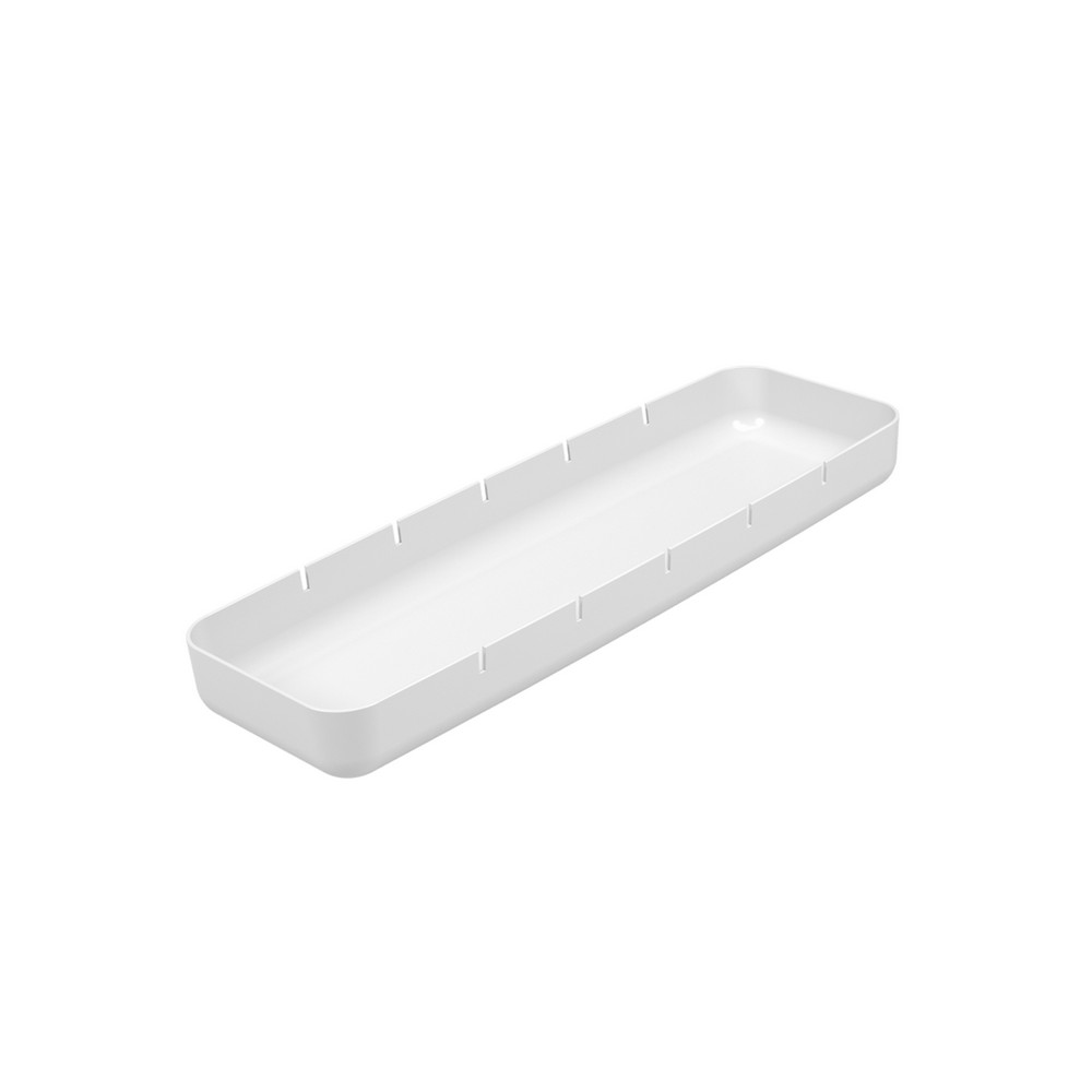 Organizador para gaveta 35 x 10 x 3 cm blanco