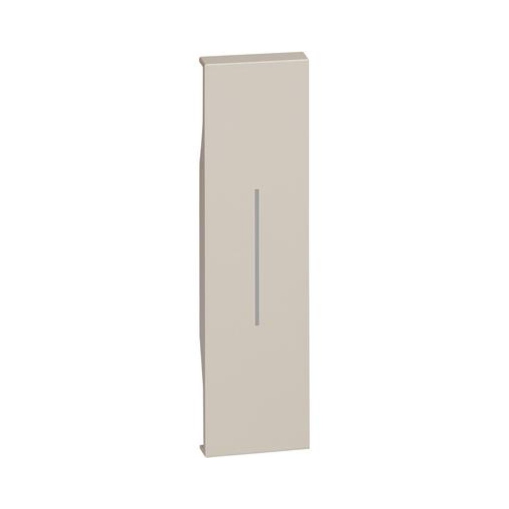 Cubre tecla para interruptor sencillo 1 módulo arena