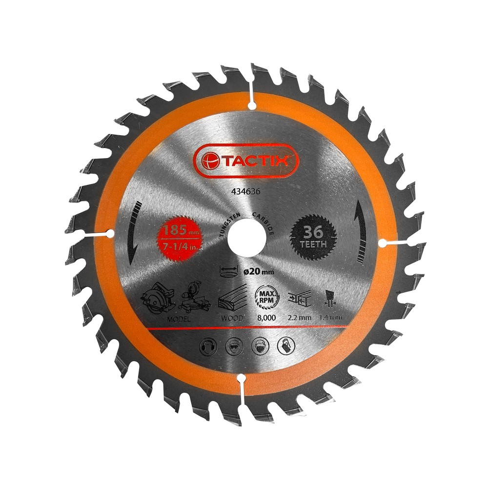 Disco para sierra circular 7.1/4 pulg 36 dientes