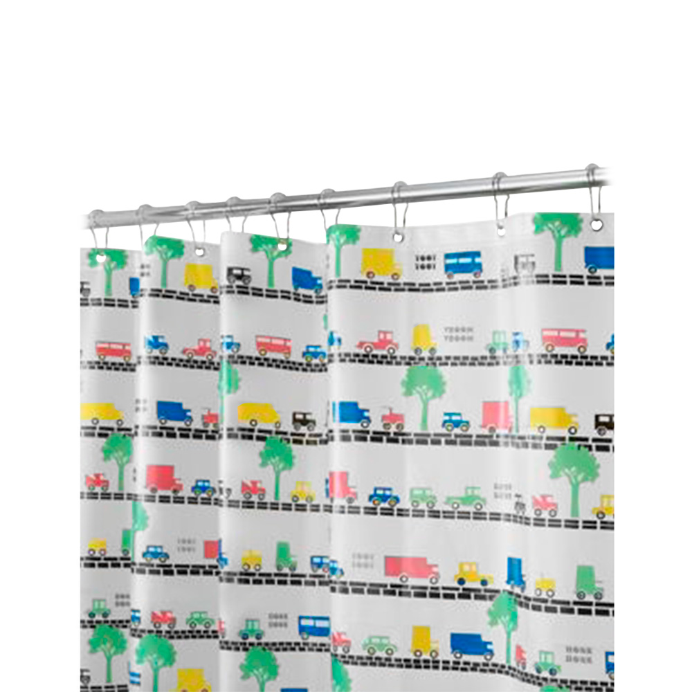 Cortina para baño 71x79 pulg beep beep