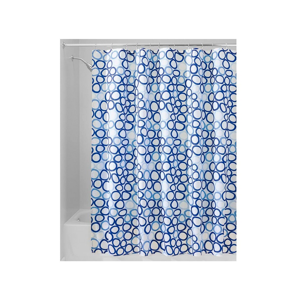 Cortina para baño 71x79 pulg ringo azul