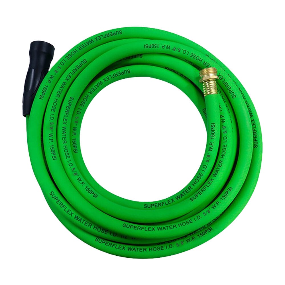 Manguera reforzada superflex 5-8 pulgadas x25 pies para jardin