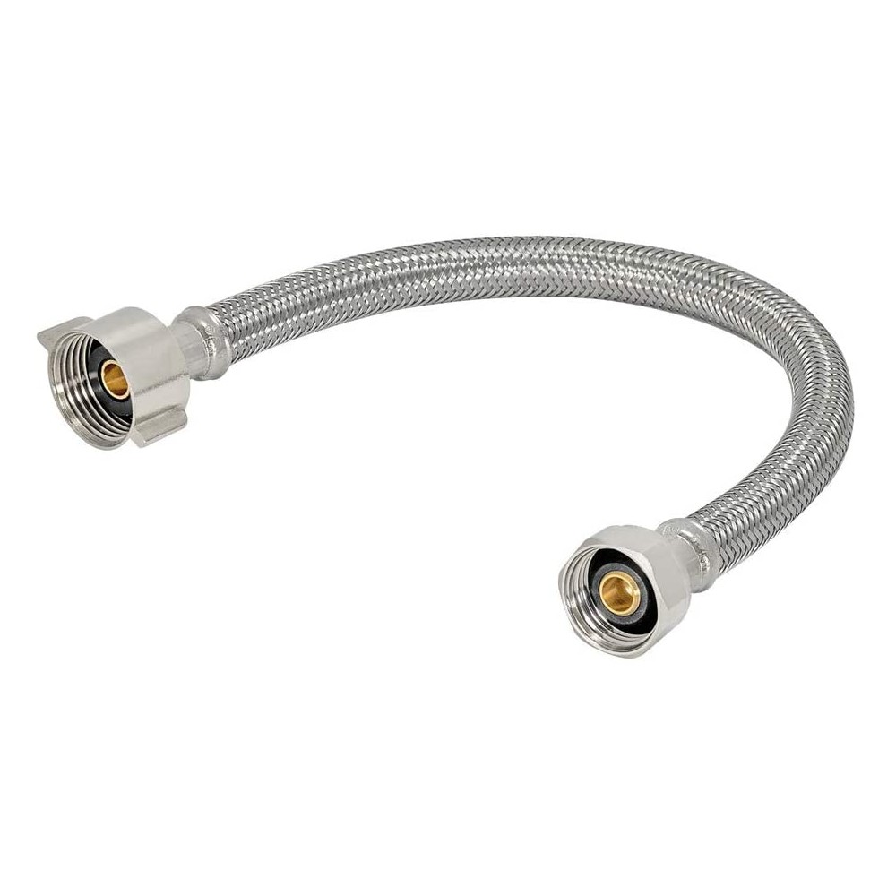 Tubo abasto acero 1-2 pulgadas x 7-8 pulgadas x 50.8 centimetros