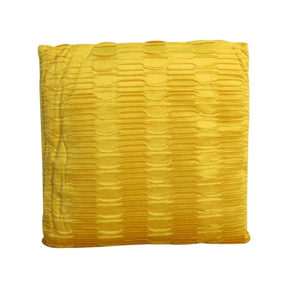 Cojin cuadrado 45x45 cm mostaza