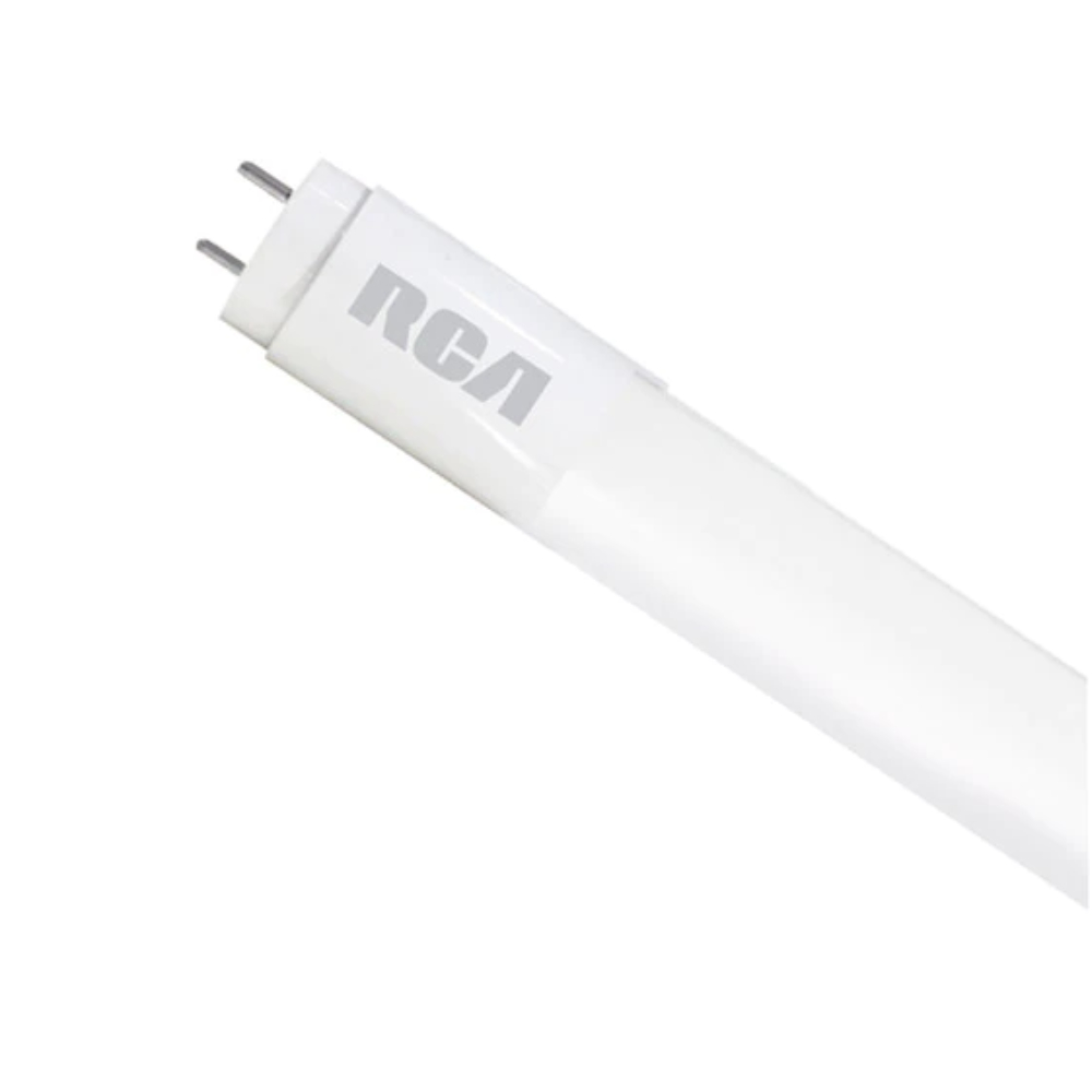 Tubo led de vidrio luz blanca 18w conexión ambos lados