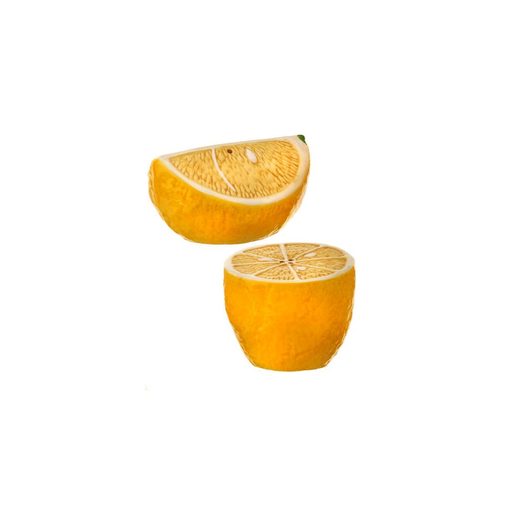 Salero y pimentero en forma de limón 2-3.5 in