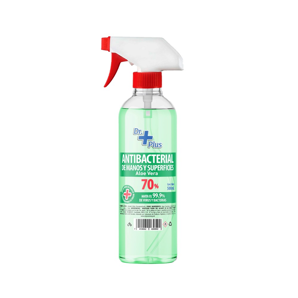 Sanitizante para manos aloe 500ml