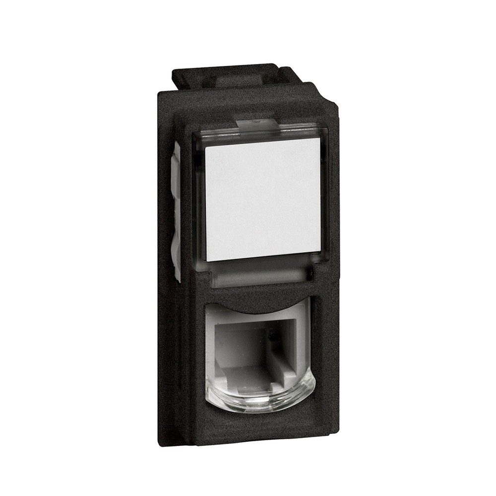 Toma para teléfono tipo dado rj11 negro