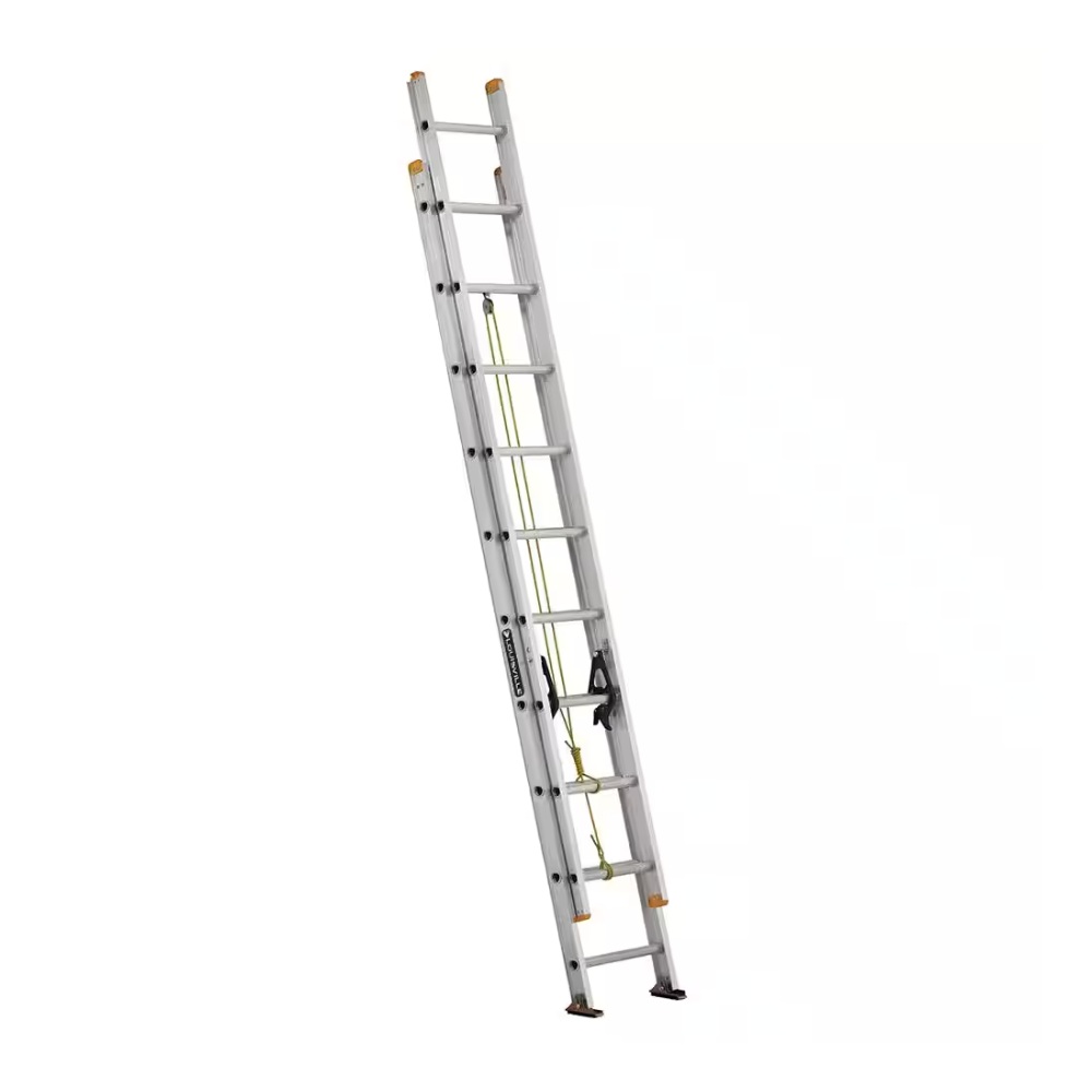 Escalera aluminio de extension 20 pies (6.09 m) tipoi 113 kg/250 lb