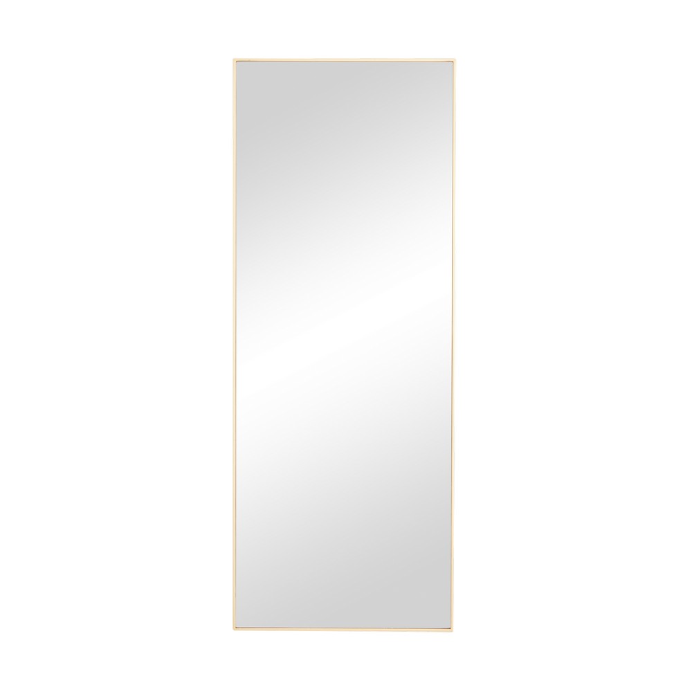 Espejo decorativo borde dorado 14 x 36 in