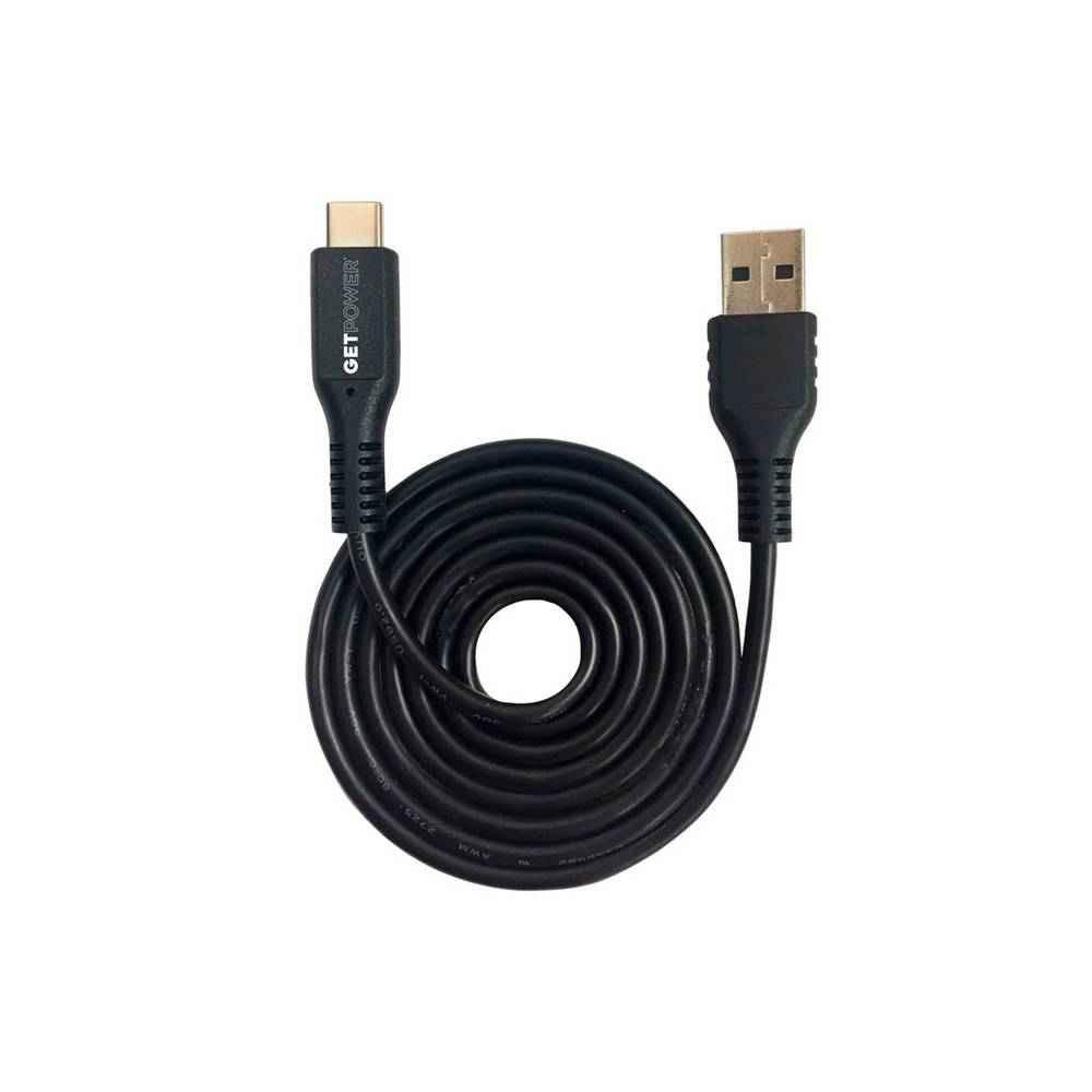 Cable  usb a tipo c 1 m negro