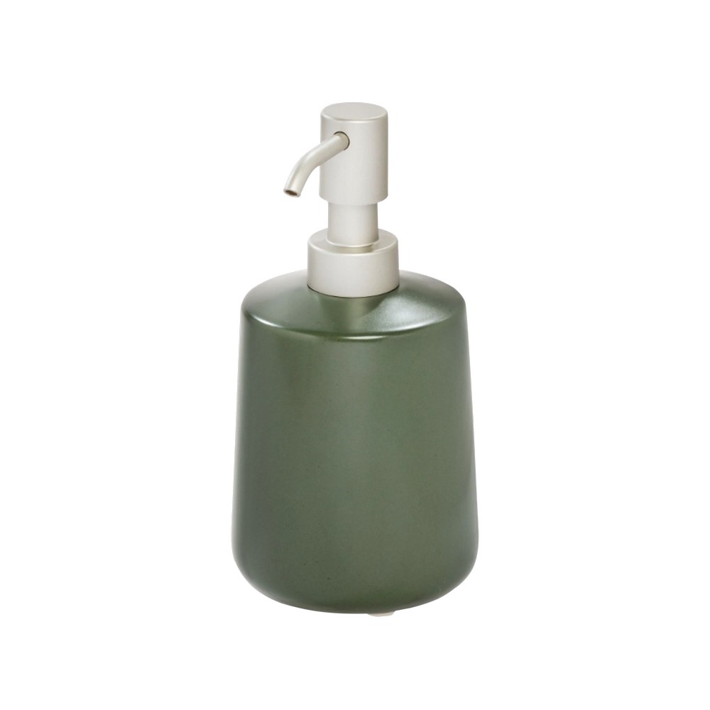 Dispensador de jabón liquido cerámica verde