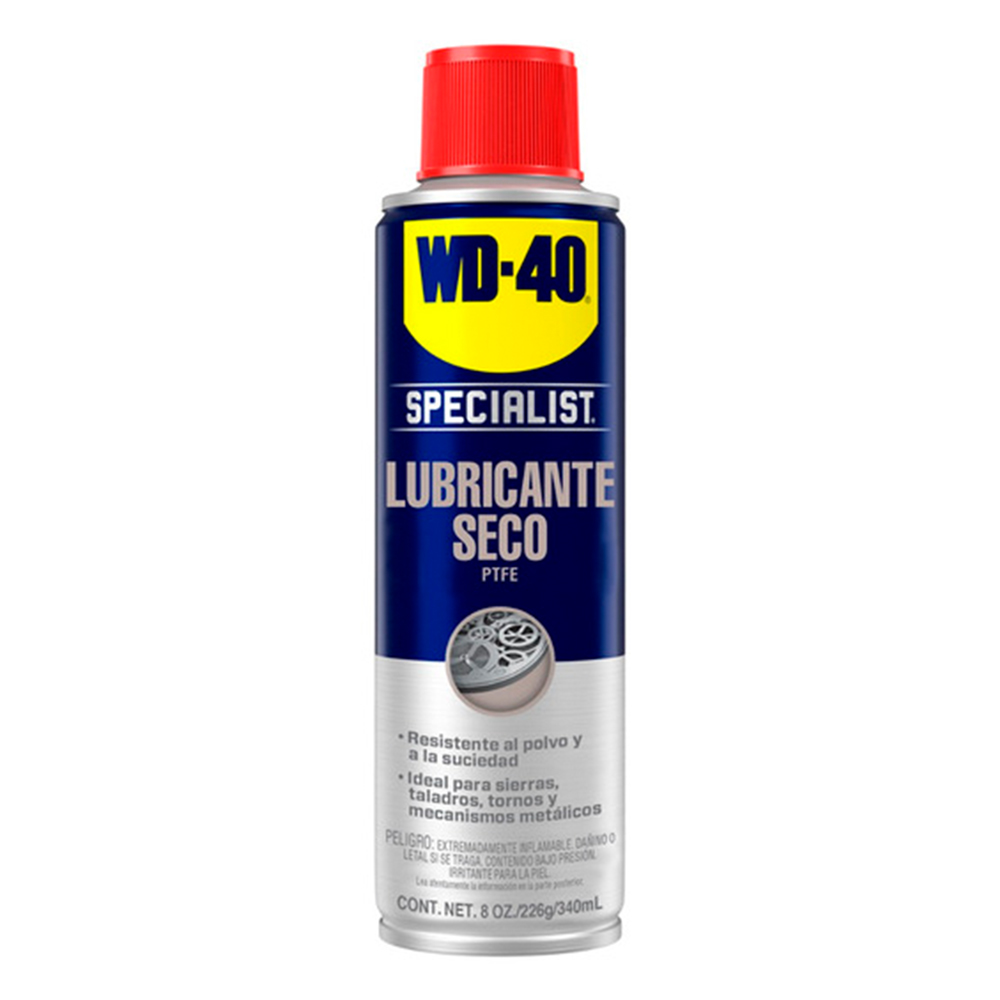 Lubricante seco ptfe en espray 8 oz