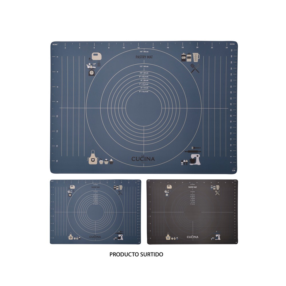 Tapete de medición para repostería 45 x 65 cm
