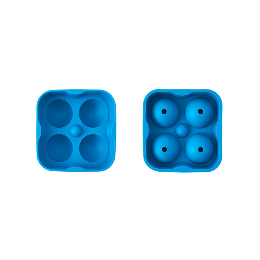 Molde para hielo de silicon azul