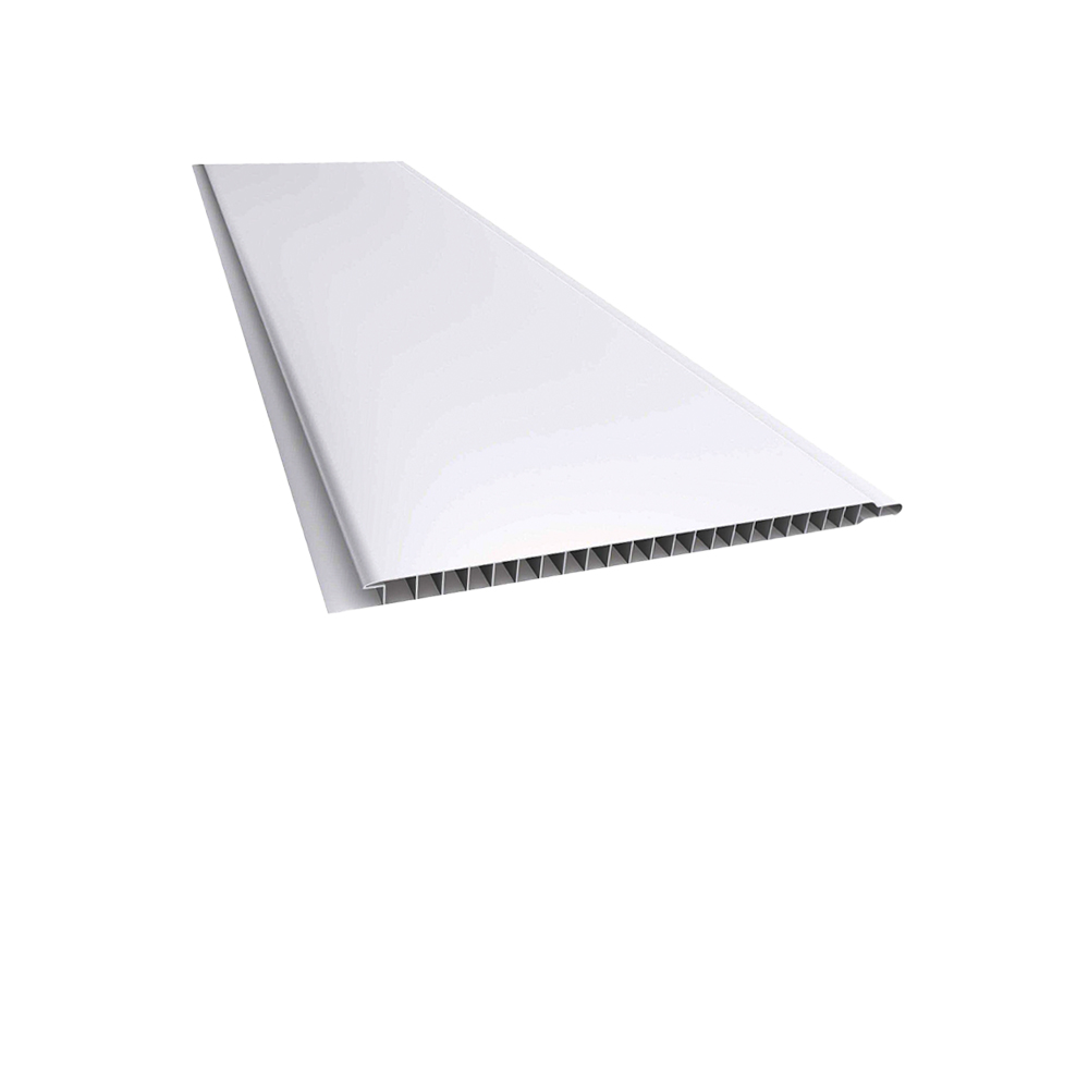 Tablilla pvc 18cmx5.9mx6mm blanca