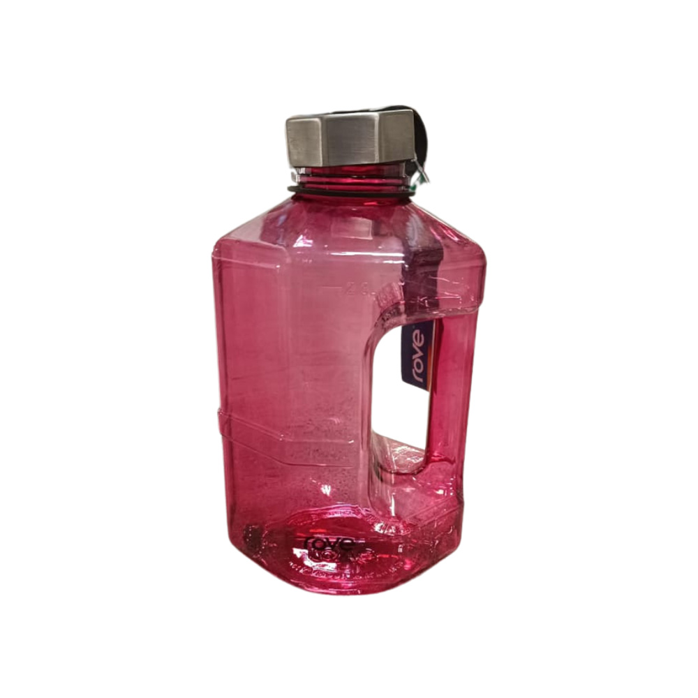 Botella para agua de mascota 2.5 litros rosado
