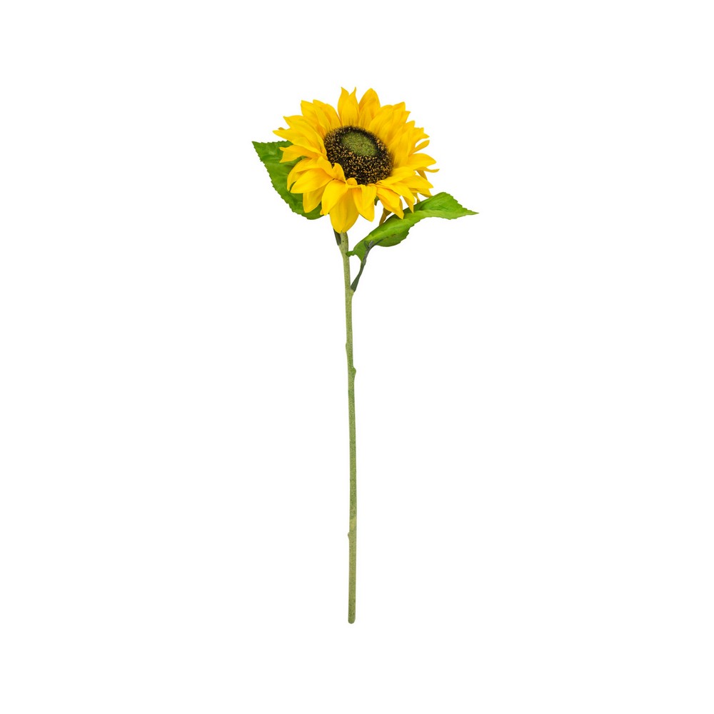 Flor artificial 25pulg girasol amarillo