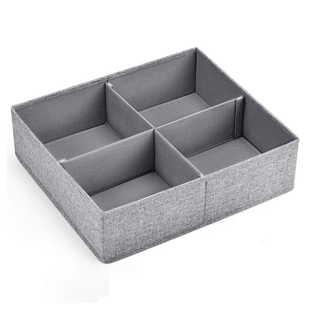 Organizador 4 divisiones gris