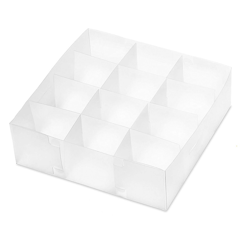 Organizador para gavetas plastico 4x12x12 pulg 12 espacios