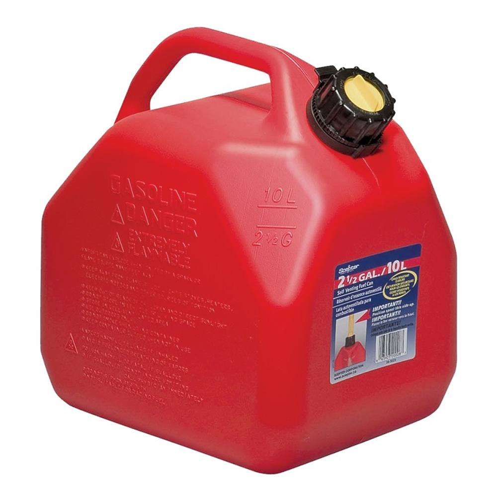 Depósito rojo para gasolina 2.5 gal