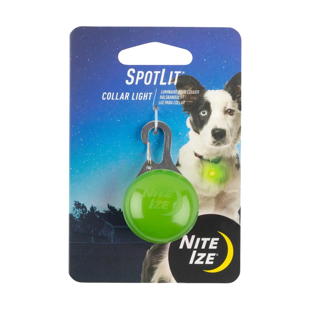 Accesorio para collar de mascota con luz verde